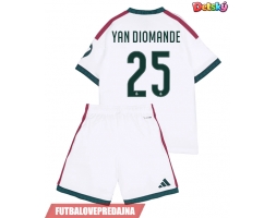 Lacne Dětský Futbalové dres Real Madrid Yan Diomande #25 2026-27 Krátky Rukáv - Domáci (+ trenírky)